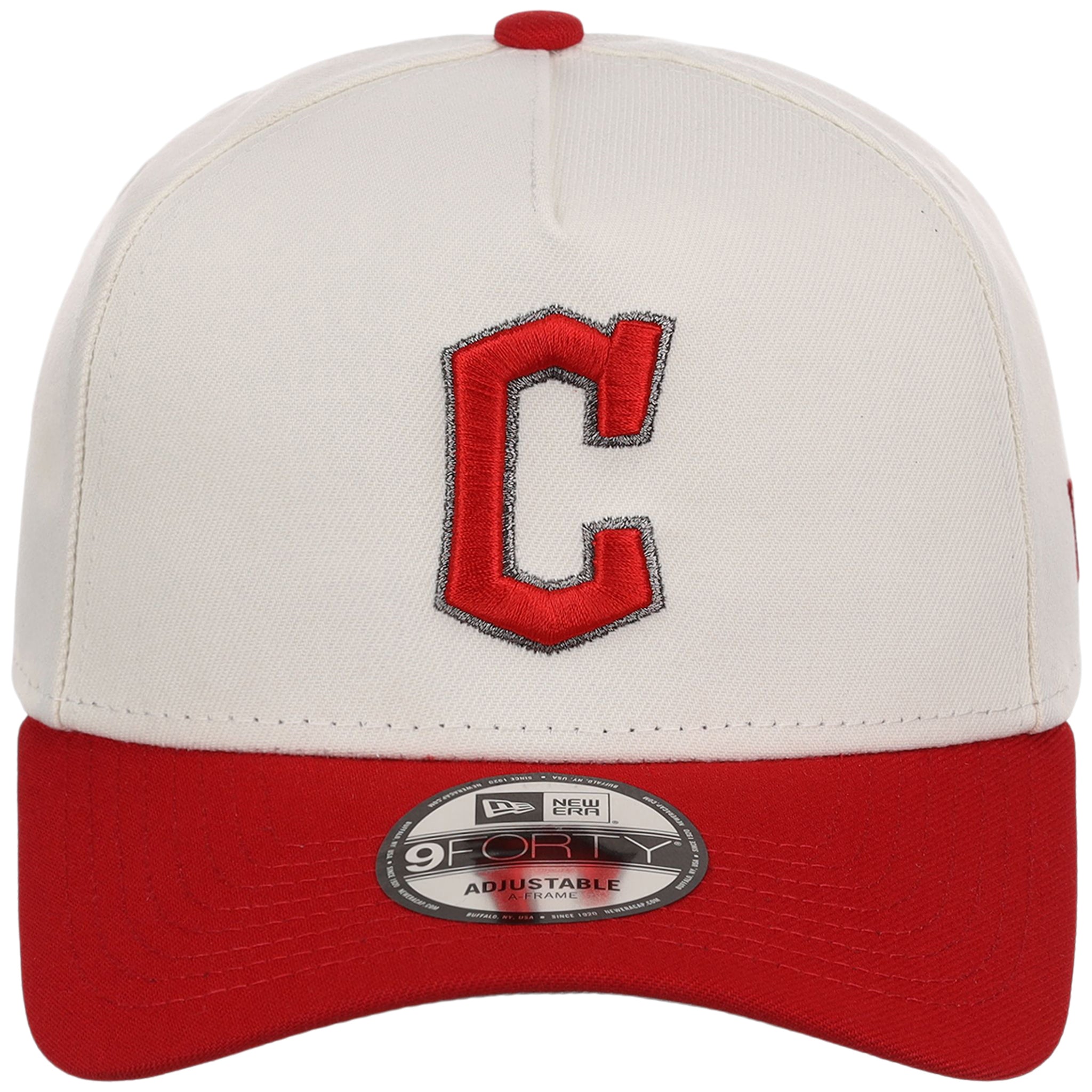Cleveland Guardians MLB Chrome x Red FASHION CORE New Era 9FORTY A-Frame