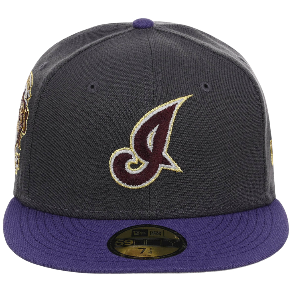 Cleveland Indians MLB Midnight Orchid New Era 59FIFTY