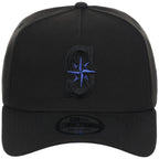 Seattle Mariners MLB Black x Royal FASHION CORE New Era 9FORTY A-Frame