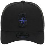 Seattle Mariners MLB Black x Royal FASHION CORE New Era 9FORTY A-Frame