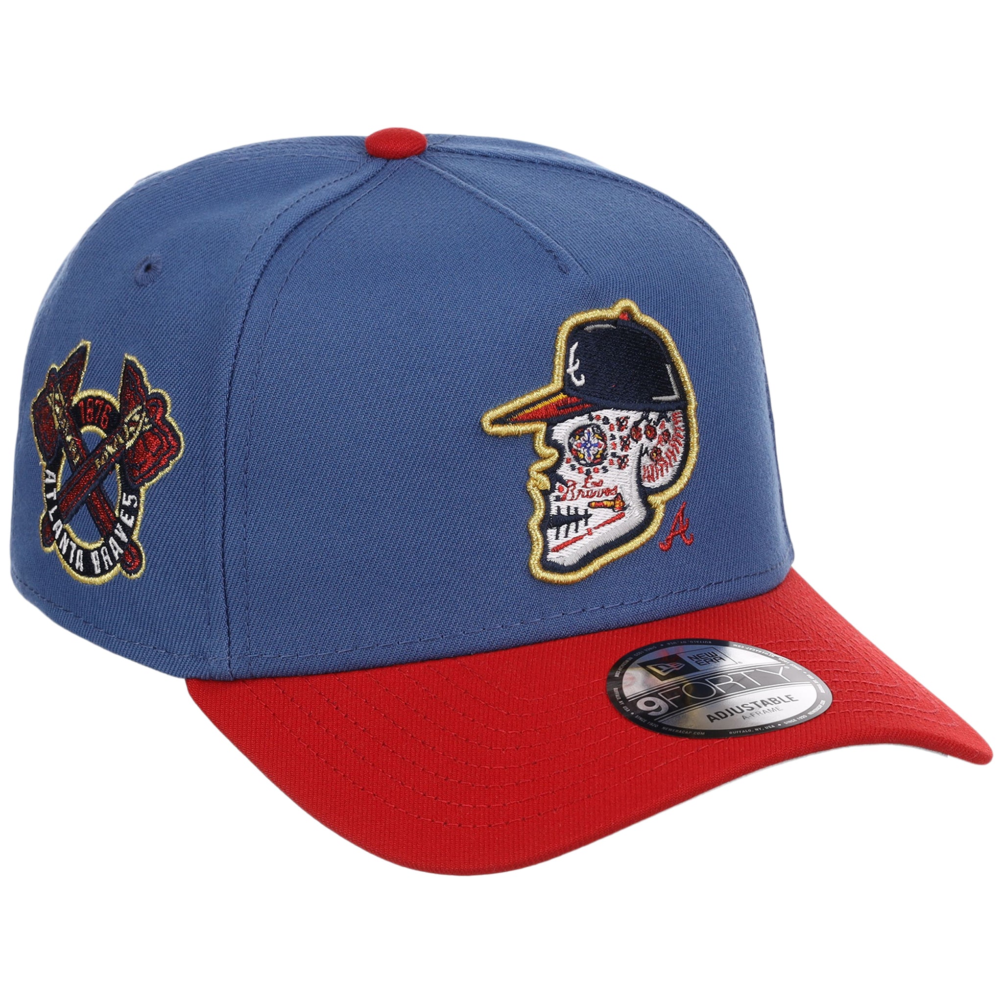 Atlanta Braves Skull Atlanta Crown the City New Era 9FORTY