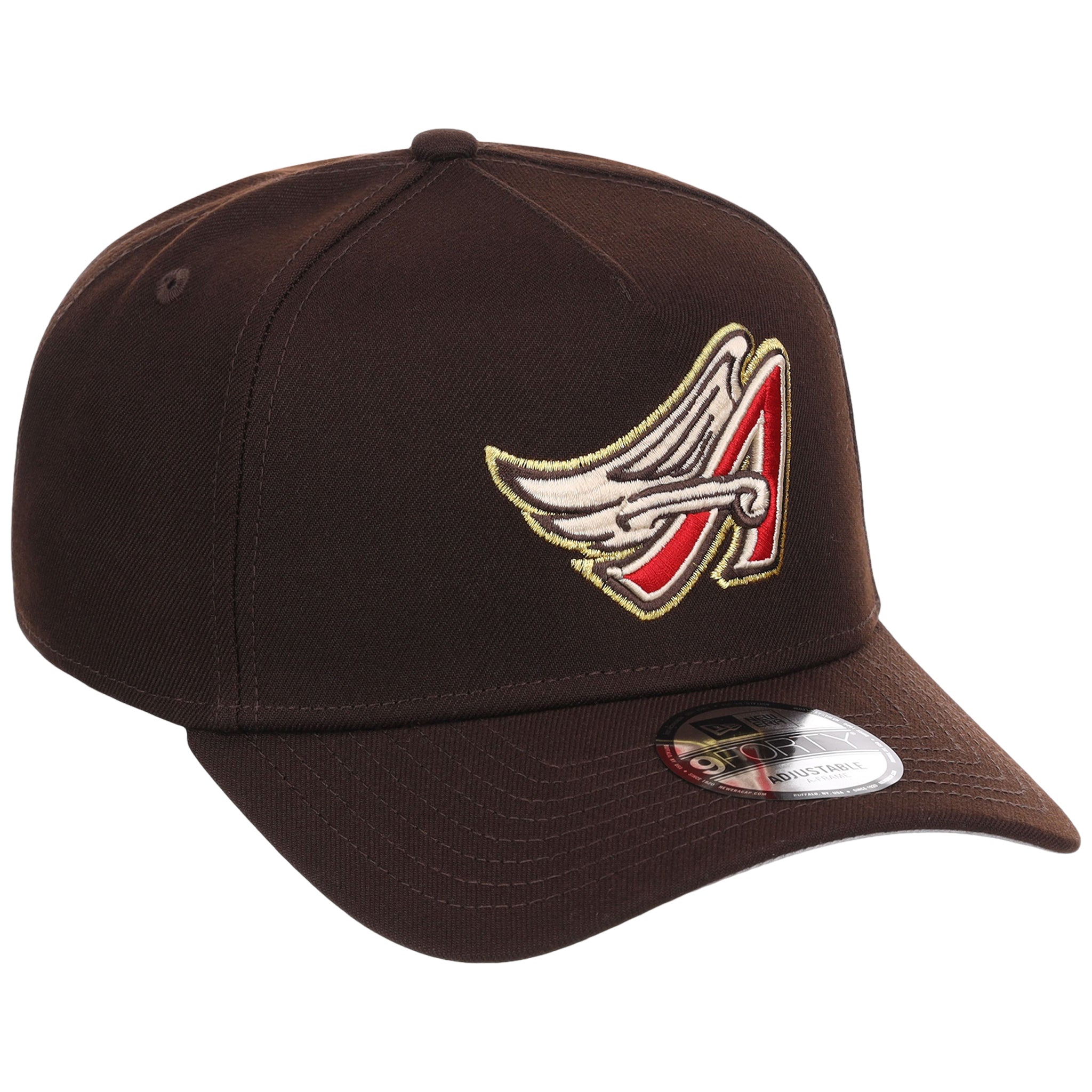 Anaheim Angels MLB Burnt Wood FASHION CORE New Era 9FORTY A-Frame