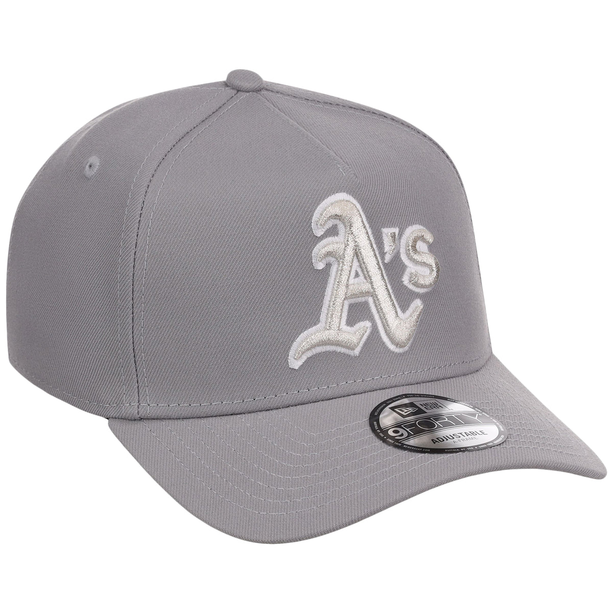 Oakland Athletics MLB Gray x White FASHION CORE New Era 9FORTY A-Frame