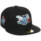 Charlotte Hornets NBA Black Dome New Era 59FIFTY