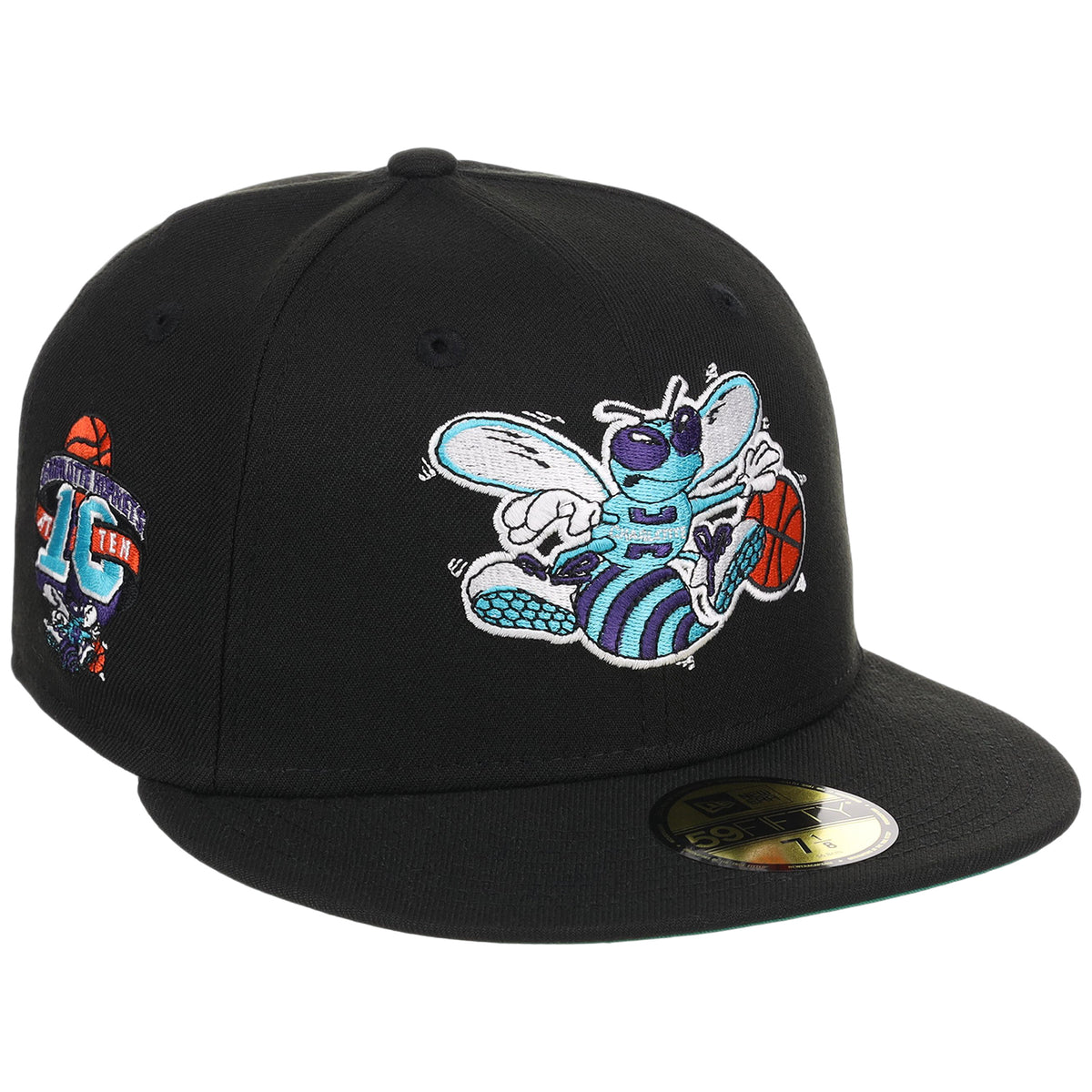 Charlotte Hornets NBA Black Dome New Era 59FIFTY