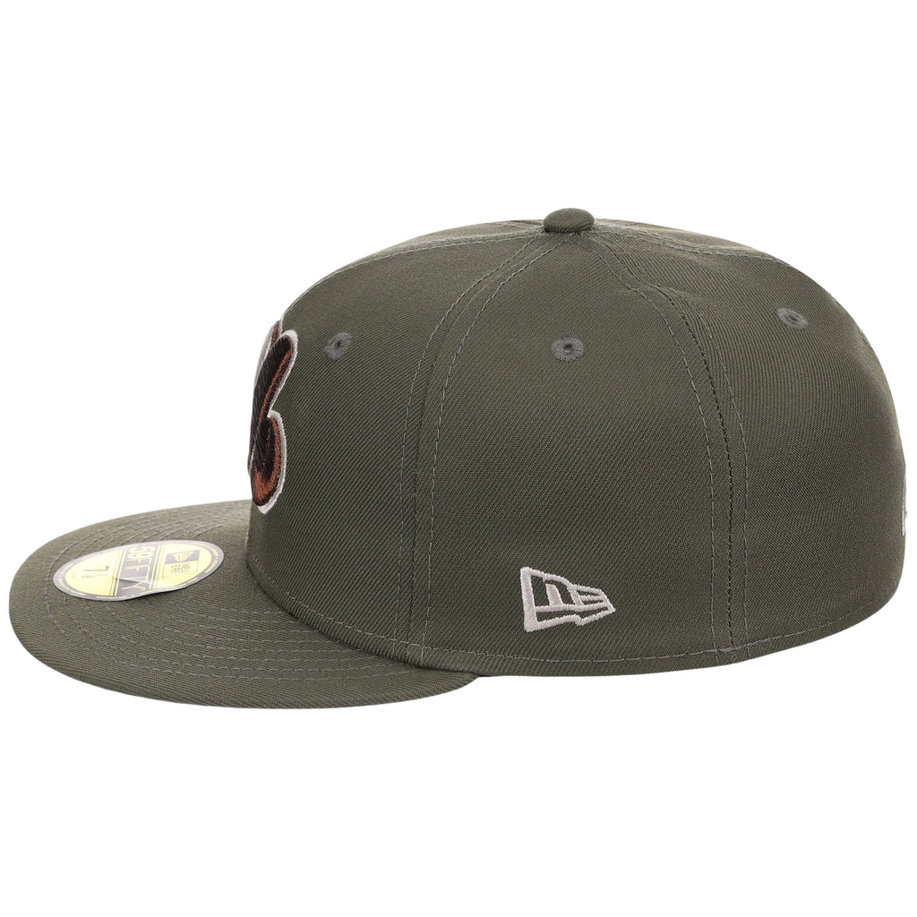 Montreal Expos MLB Olive Alloy New Era 59FIFTY