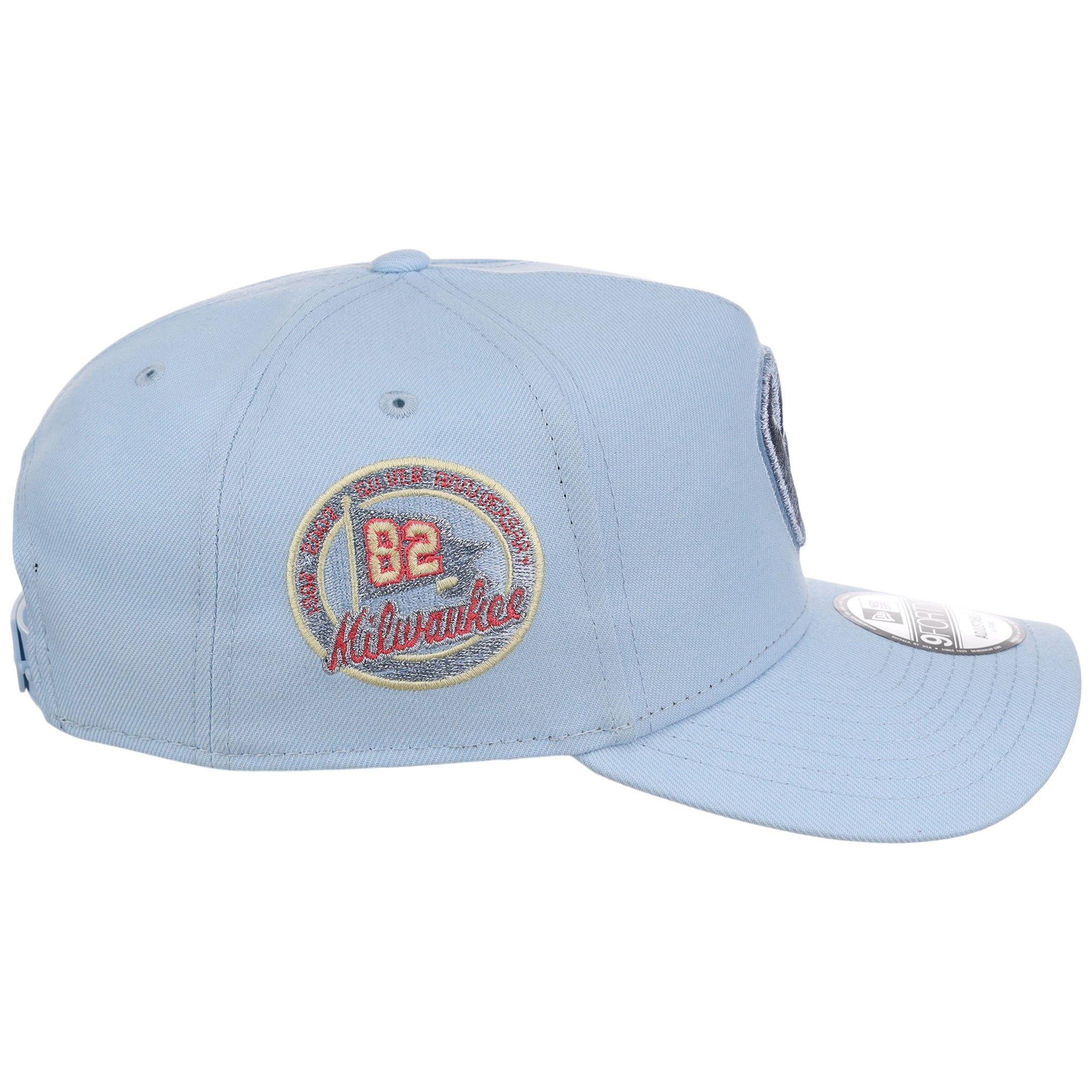 Milwaukee Brewers MLB Glacial Blue New Era 9FORTY A-Frame