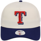 Texas Rangers Women's New Era 9FORTY Chrome OTC A-Frame