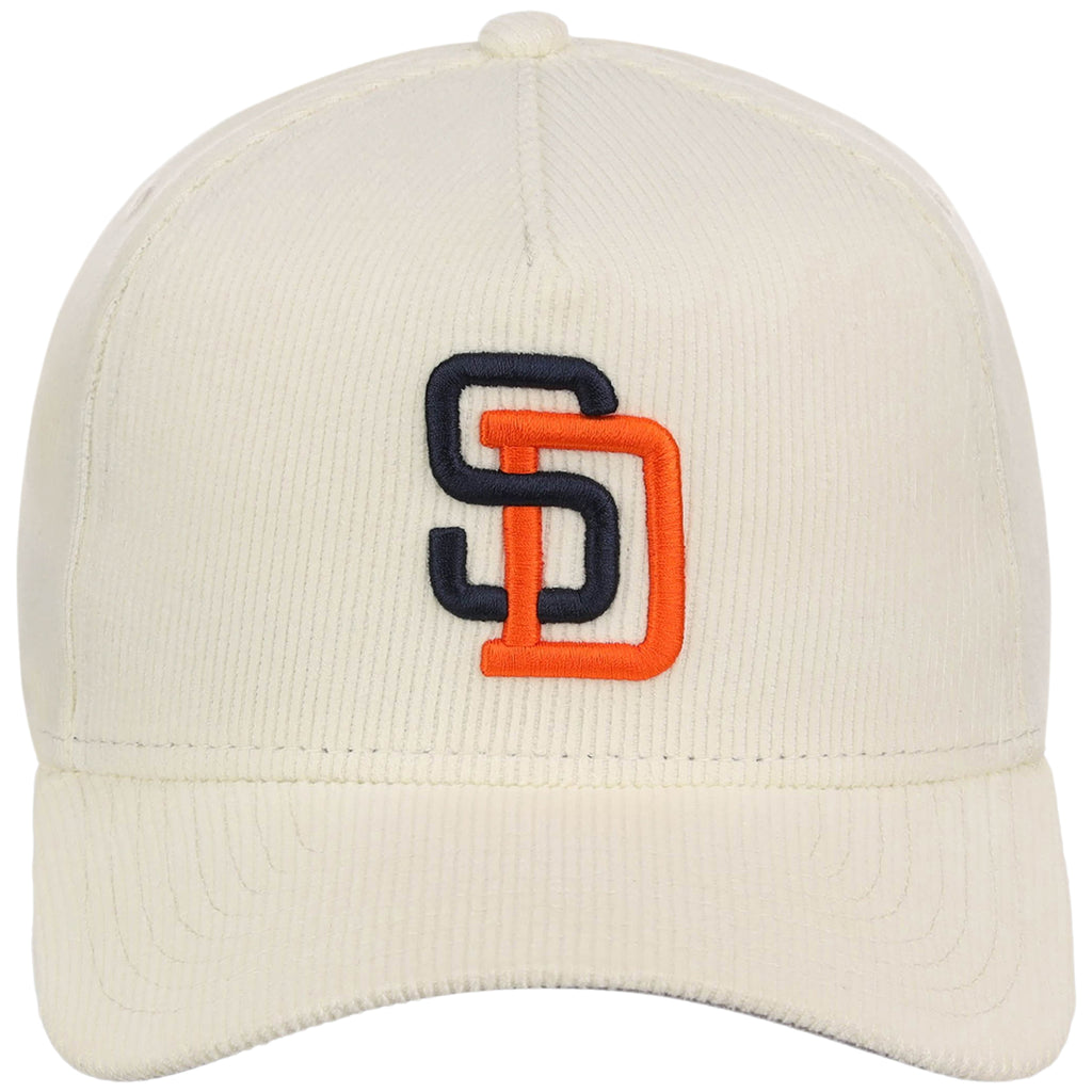San Diego Padres MLB Chrome Cord FASHION CORE New Era 9FORTY A-Frame