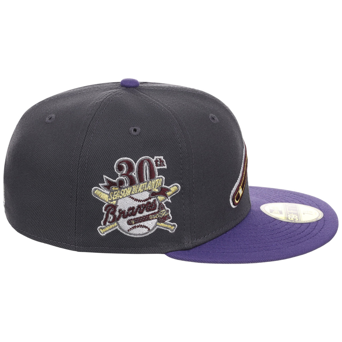 Atlanta Braves MLB Midnight Orchid New Era 59FIFTY