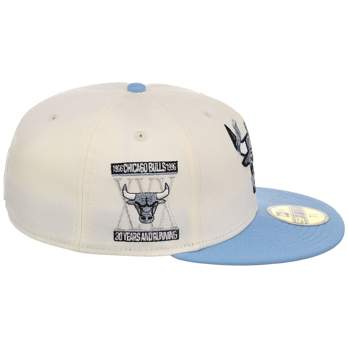 Chicago Bulls Chicago Sole New Era 59FIFTY (Chrome/Sky Blue)