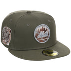 New York Mets MLB Olive Alloy New Era 59FIFTY