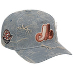 Montreal Expos MLB Oxidized Denim New Era 9FORTY A-Frame
