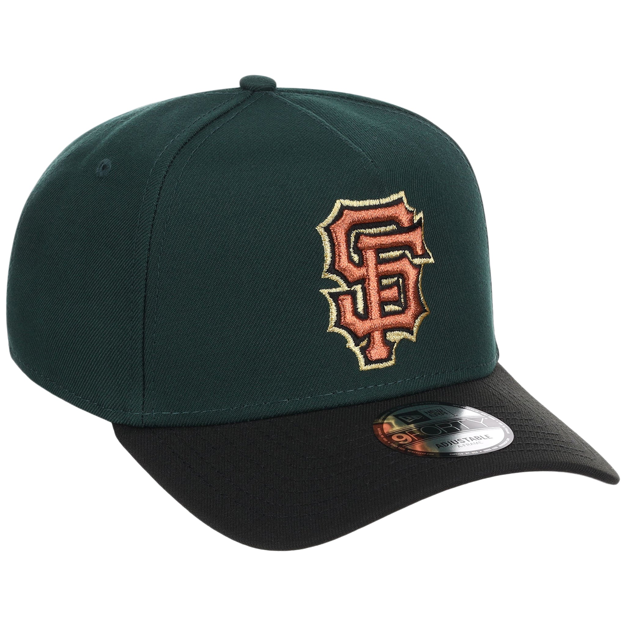 San Francisco Giants MLB Dark Green x Black FASHION CORE New Era 9FORTY A-Frame
