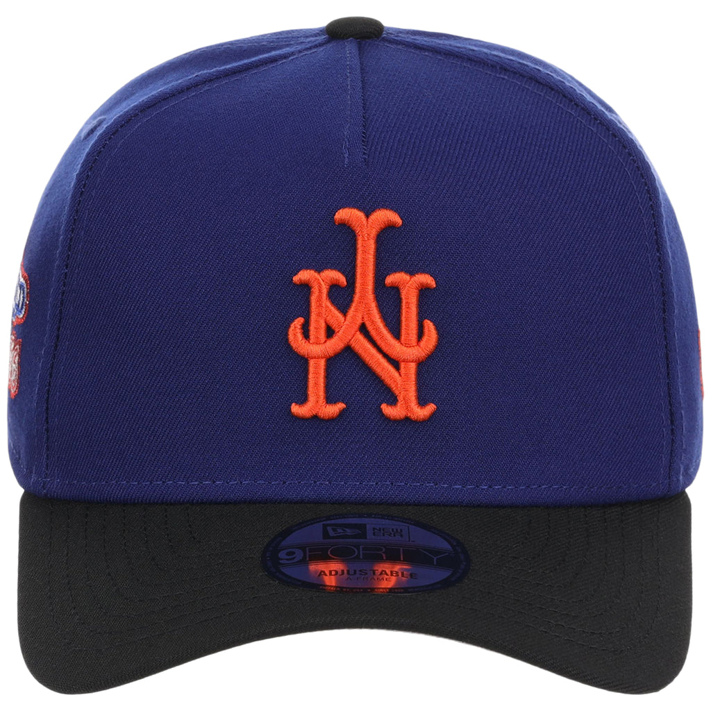 New York Mets MLB Flipmode 2.0 New Era 9FORTY A-Frame (Royal/Black/Gray)