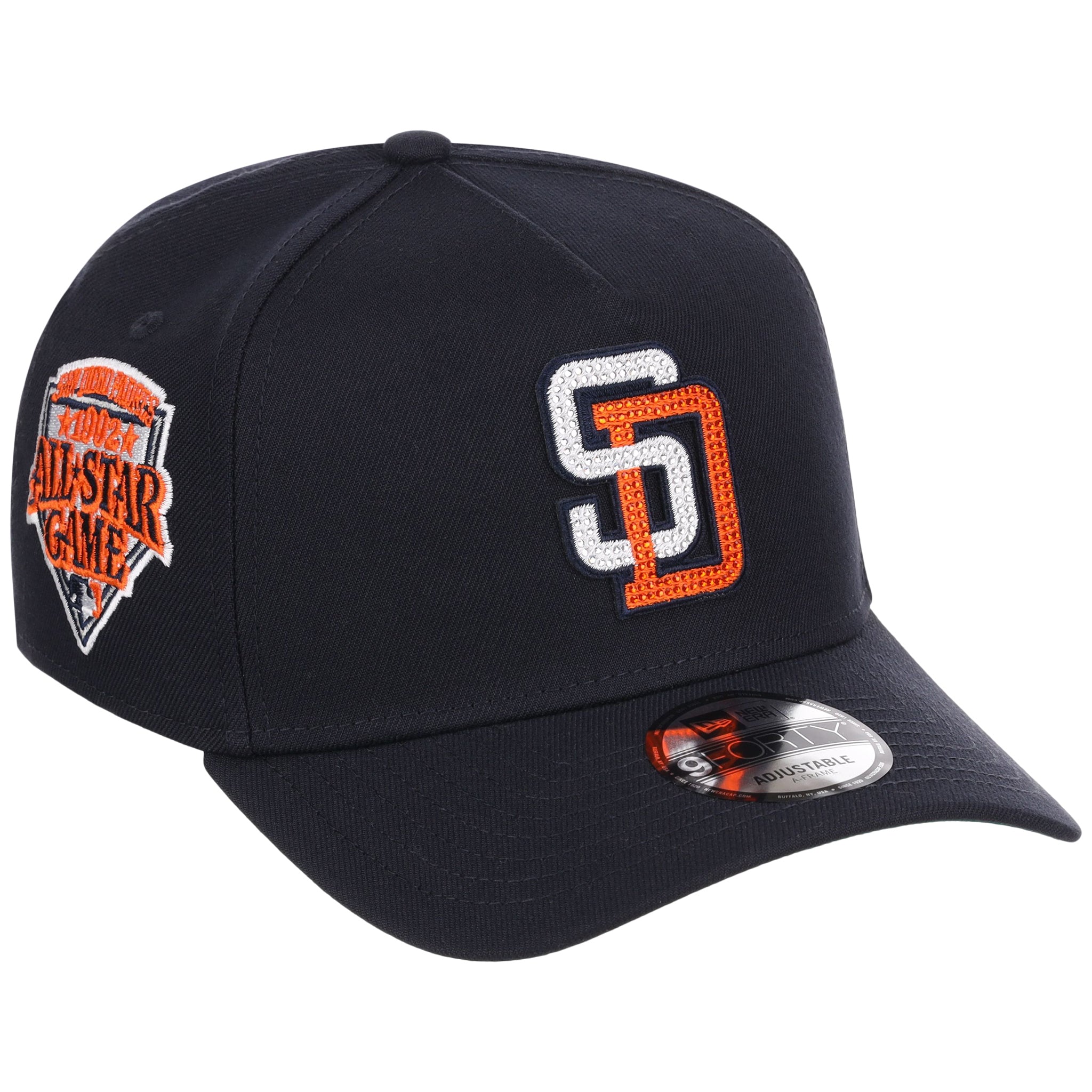 San Diego Padres MLB Diamond Bling New Era 9FORTY A-Frame