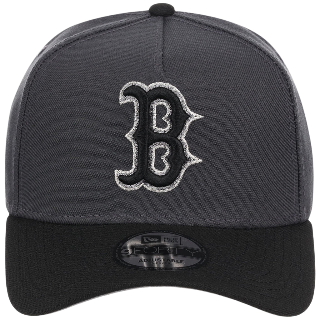 Boston Red Sox MLB Graphite x Black FASHION CORE New Era 9FORTY A-Frame