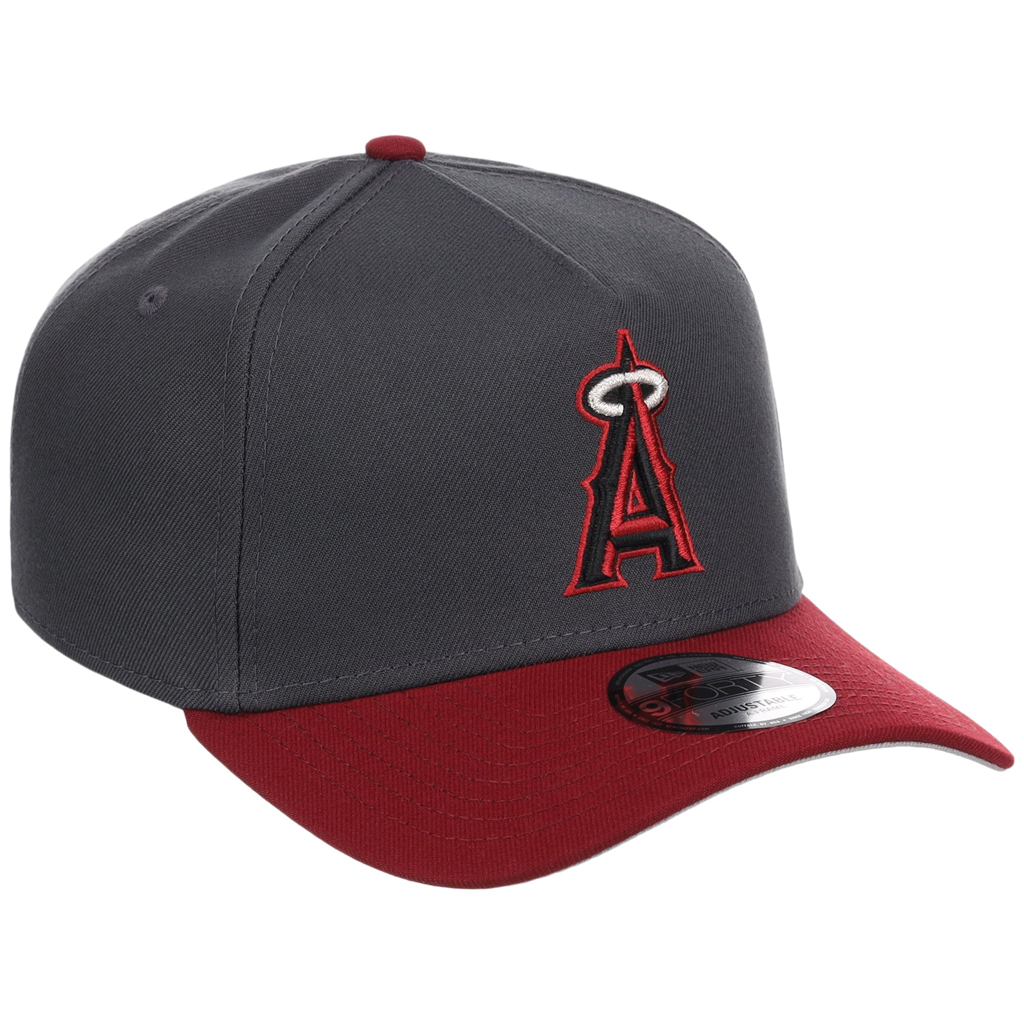 Anaheim Angels MLB Graphite x Cardinal FASHION CORE New Era 9FORTY A-Frame
