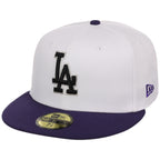 Los Angeles Dodgers Apex Venom New Era 59FIFTY (White/Purple)