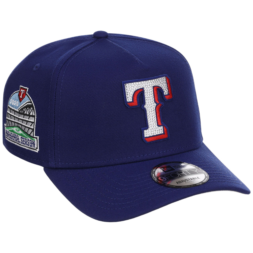 Texas Rangers MLB Diamond Bling New Era 9FORTY A-Frame