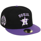 Houston Astros Side A: Track One New Era 59FIFTY (Black/Purple) 'Stros
