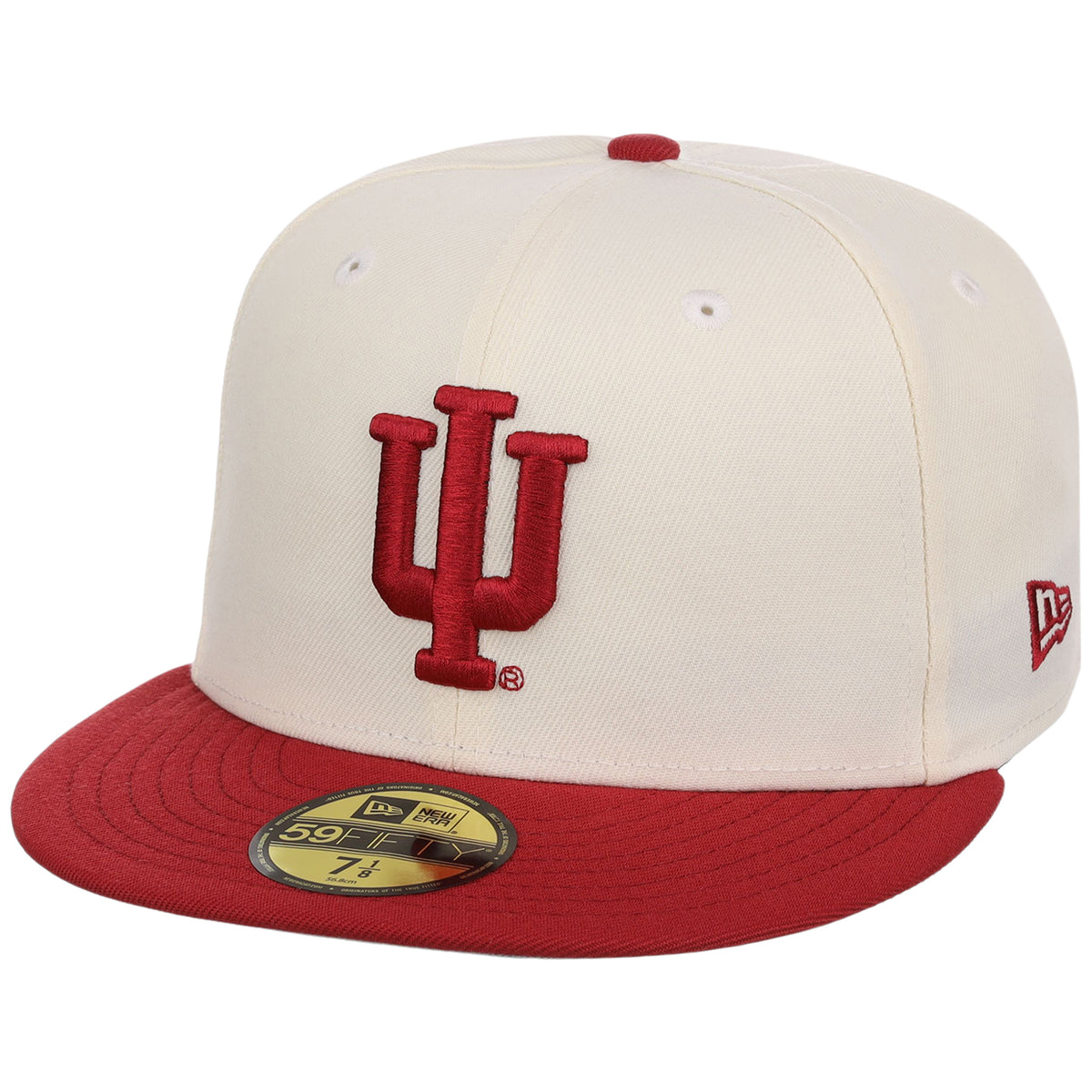 Indiana Hoosiers IU Champ Pack New Era 59FIFTY (Chrome/Red)