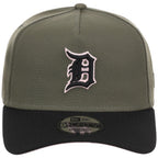 Detroit Tigers MLB Olive x Black & Pink FASHION CORE New Era 9FORTY A-Frame