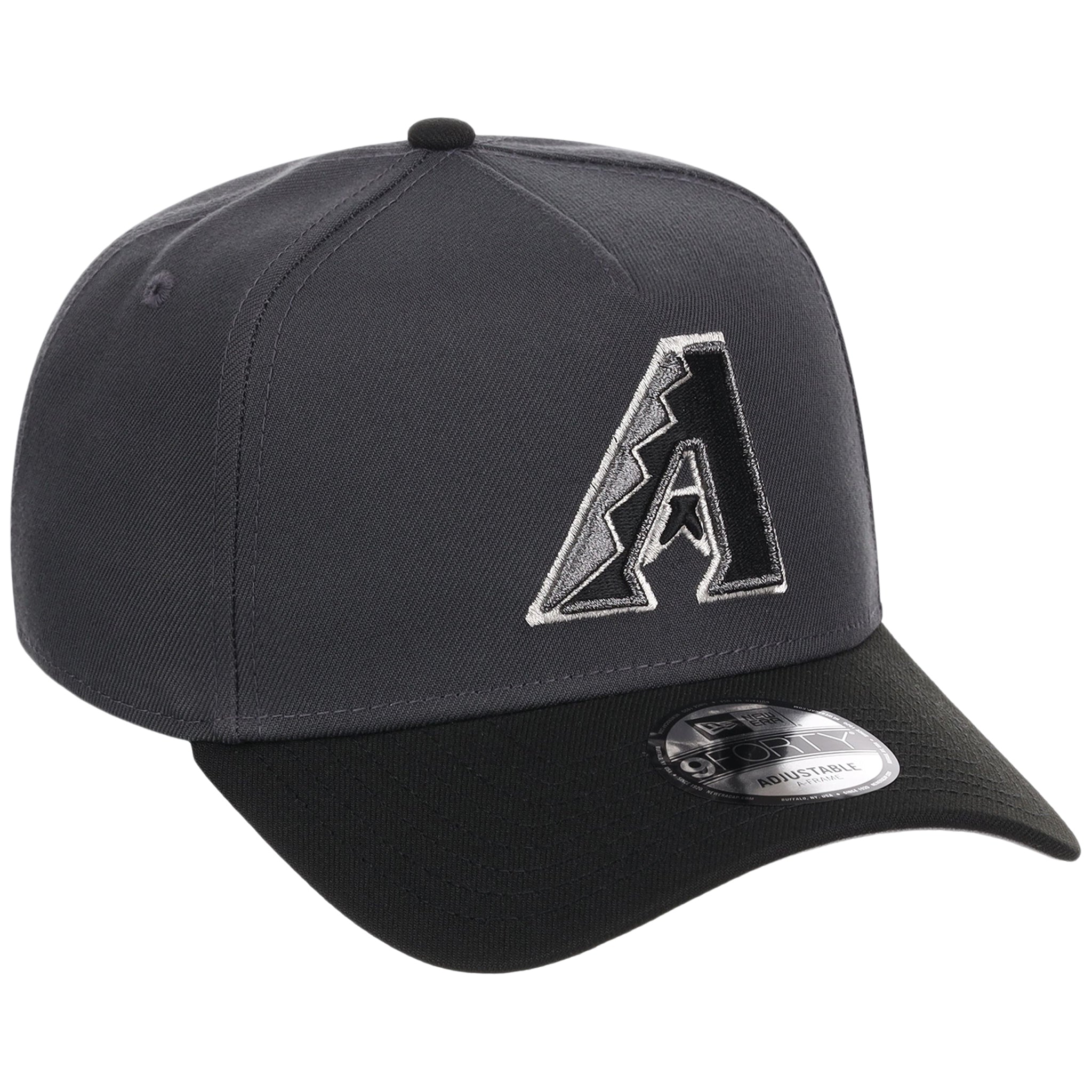 Arizona Diamondbacks MLB Graphite x Black FASHION CORE New Era 9FORTY A-Frame