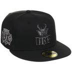 Milwaukee Bucks NBA Liquid Titanium New Era 59FIFTY