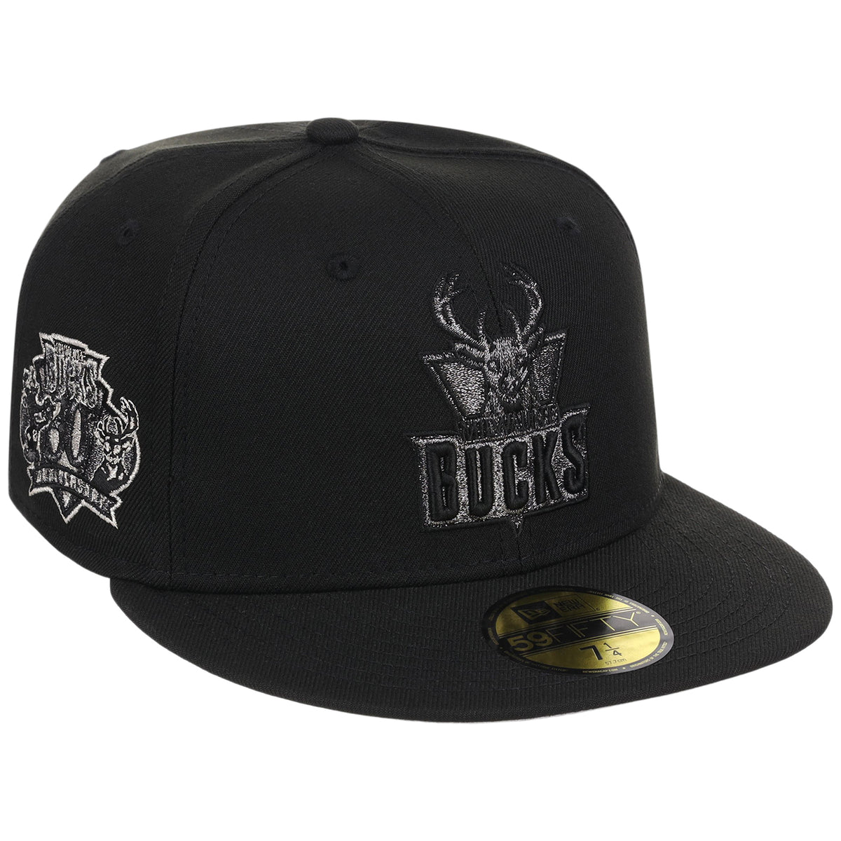 Milwaukee Bucks NBA Liquid Titanium New Era 59FIFTY