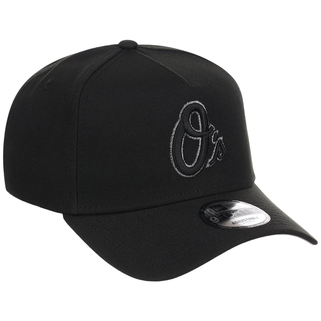 Baltimore Orioles MLB Black x Pewter FASHION CORE New Era 9FORTY A-Frame