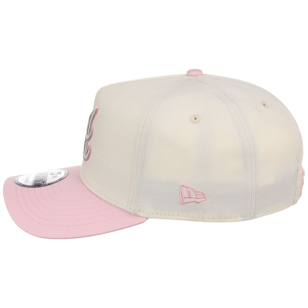 Atlanta Braves MLB Chrome x Pink FASHION CORE New Era 9FORTY A-Frame