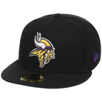 Minnesota Vikings NFL Black Dome New Era 59FIFTY