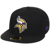 Minnesota Vikings NFL Black Dome New Era 59FIFTY