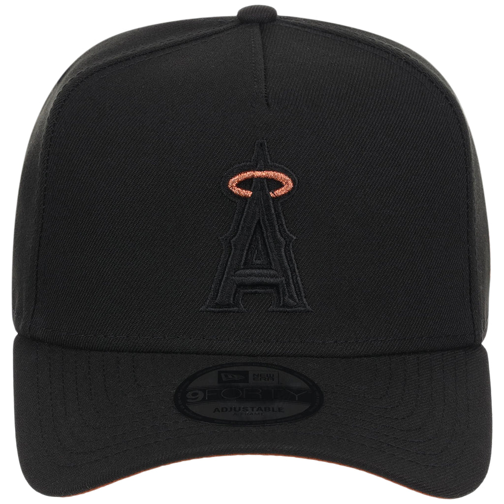 Anaheim Angels MLB Black x Rust FASHION CORE New Era 9FORTY A-Frame