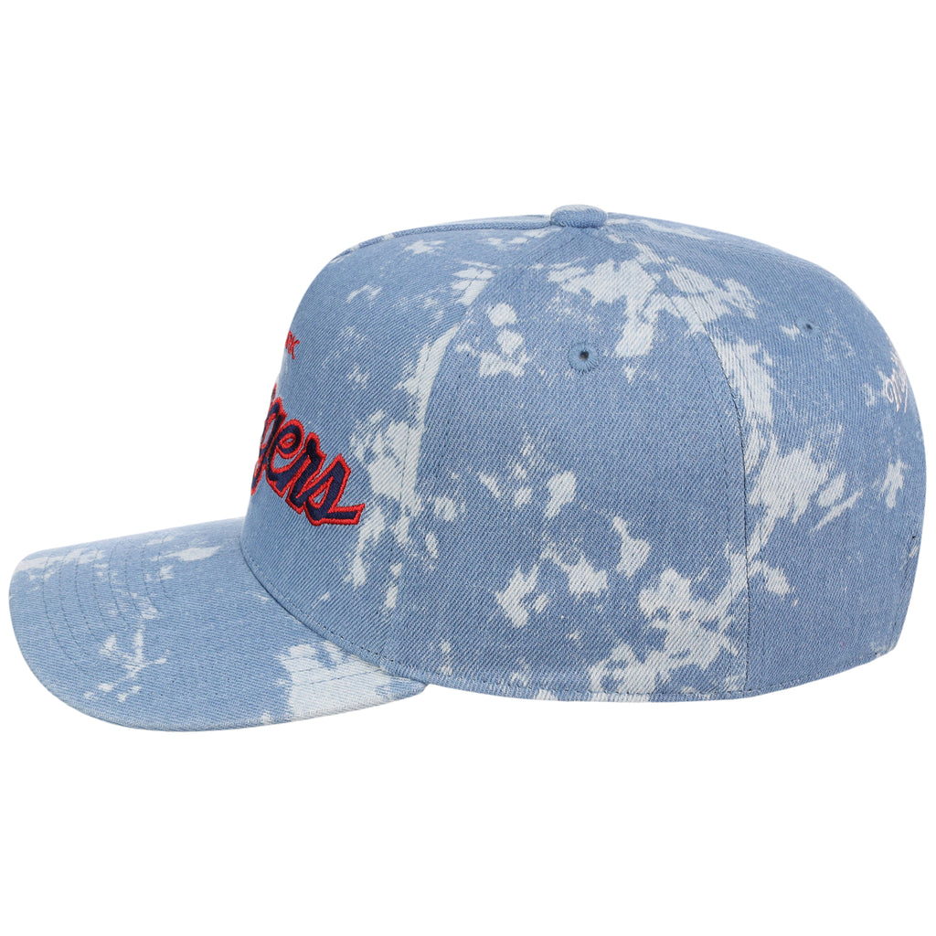 New York Rangers NHL Acid Wash Mitchell & Ness Pro Pinch