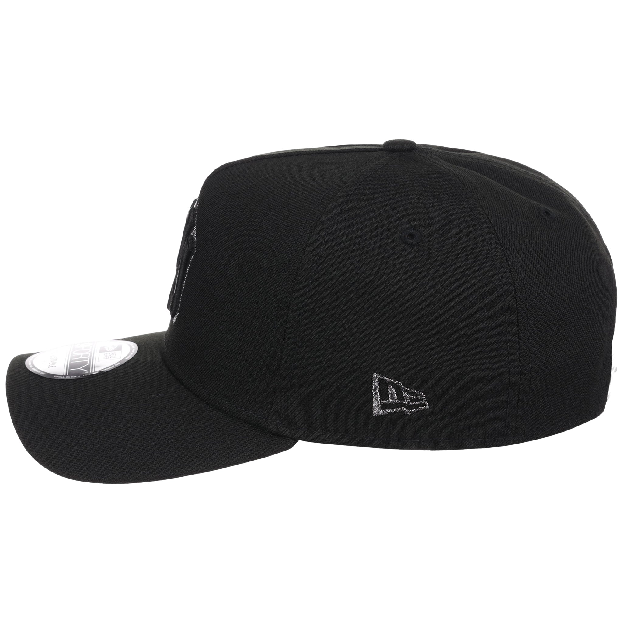 New York Yankees MLB Black x Pewter FASHION CORE New Era 9FORTY A-Frame