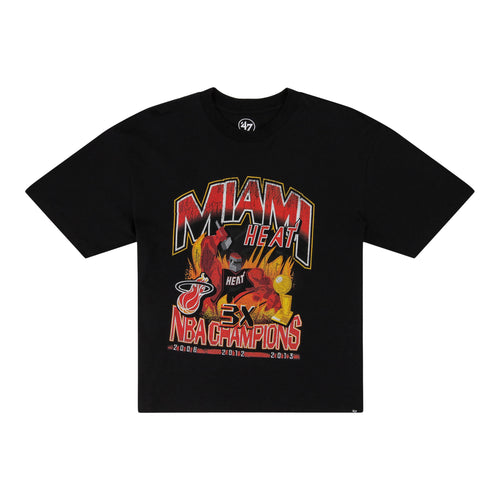 MIAMI HEAT 3X Champs Foundation Tee BLK/BLK