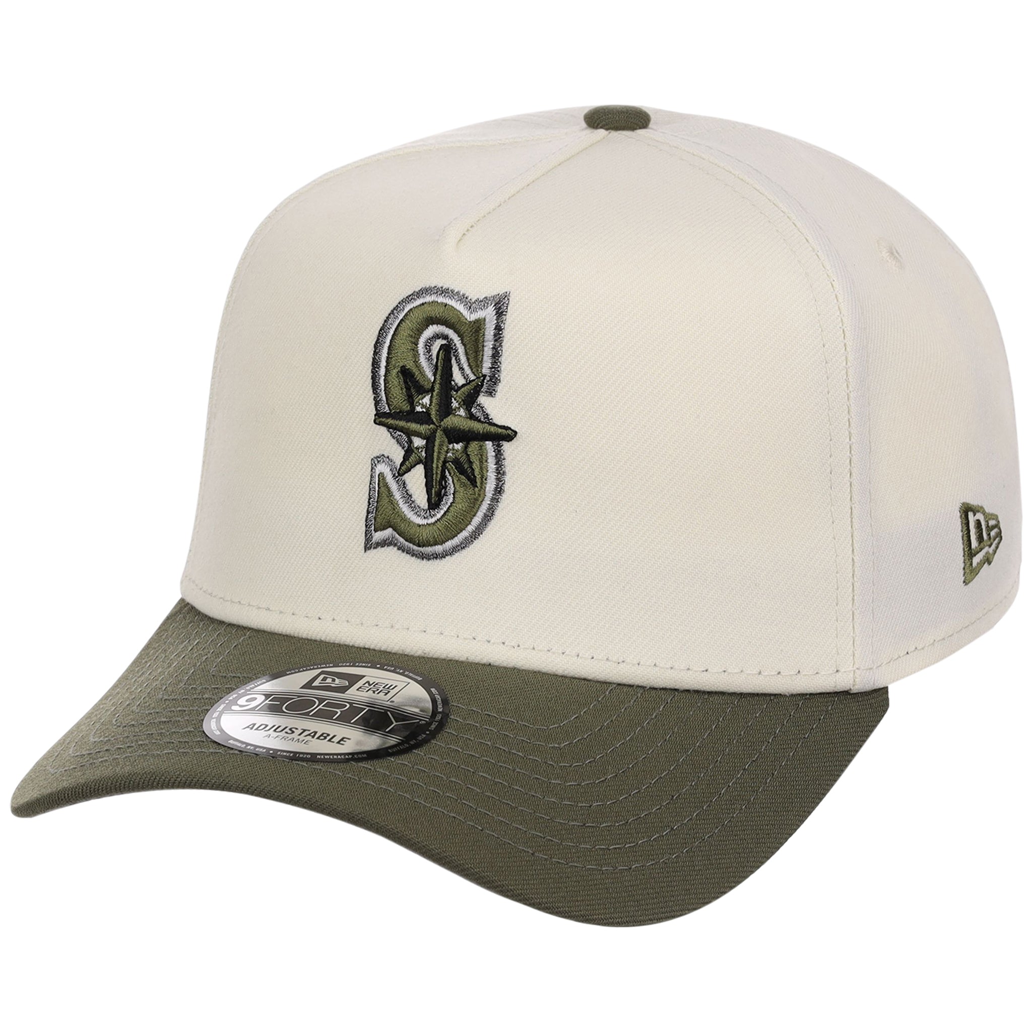Seattle Mariners MLB Chrome Olive New Era 9FORTY