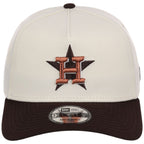 Houston Astros MLB Chrome x Burnt Wood FASHION CORE New Era 9FORTY A-Frame