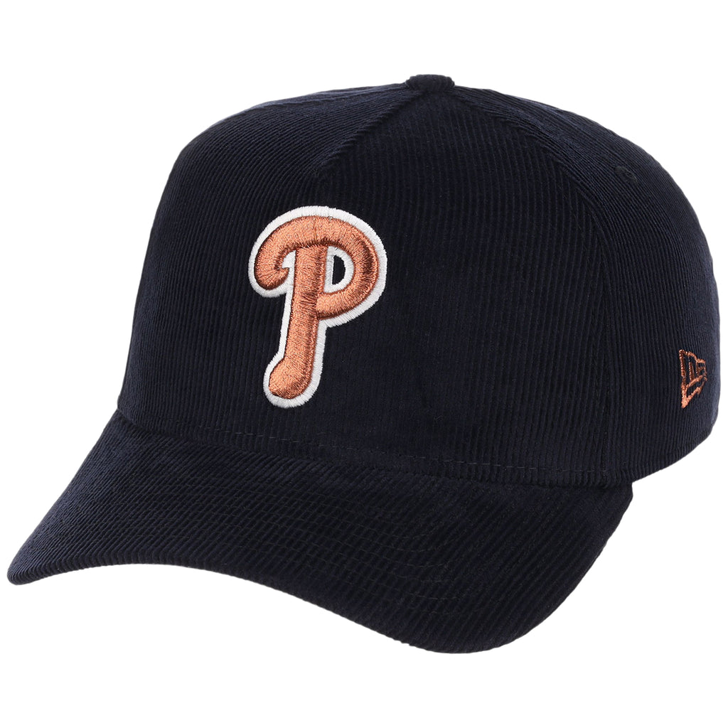 Philadelphia Phillies MLB Navy Cord FASHION CORE New Era 9FORTY A-Frame