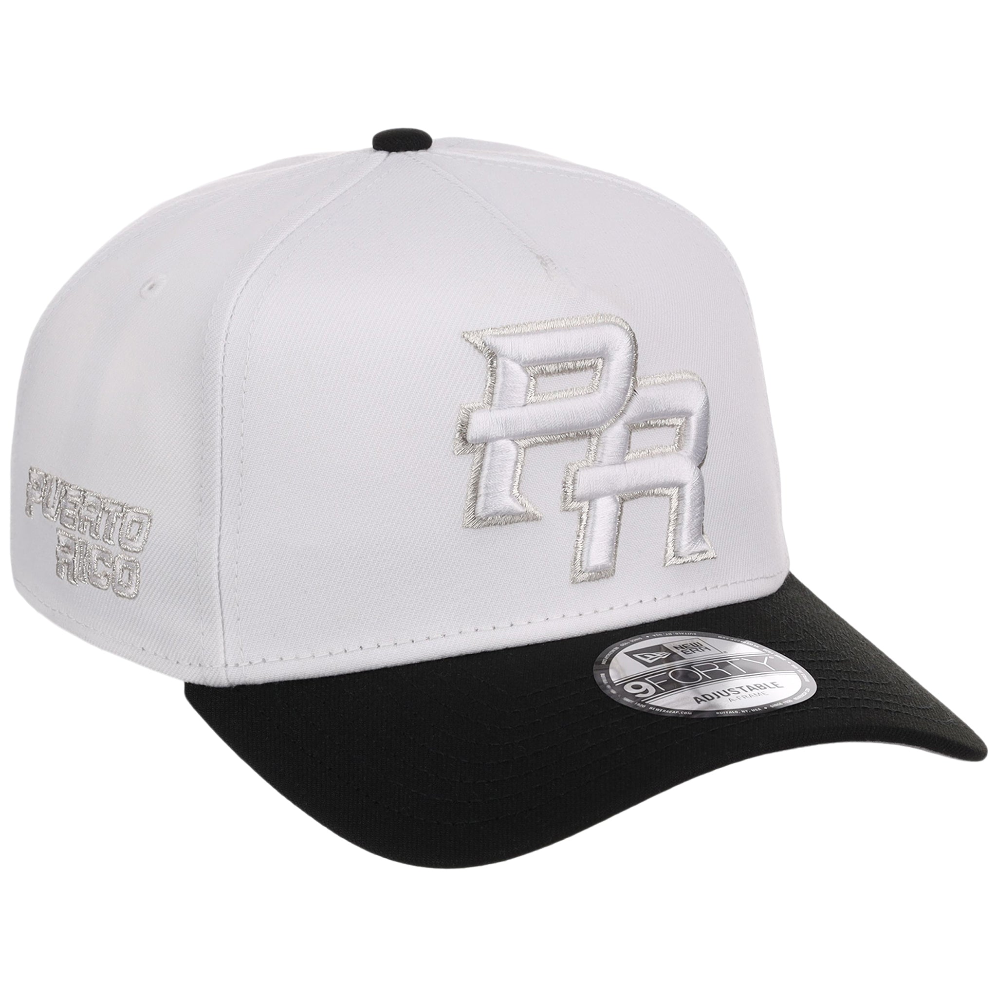 Puerto Rico Crown the Country New Era 9FORTY (White/Black)