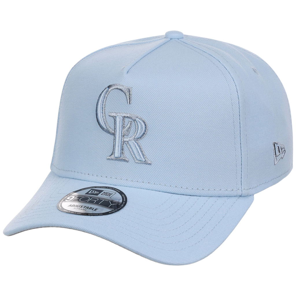Colorado Rockies MLB Glacial Blue New Era 9FORTY A-Frame