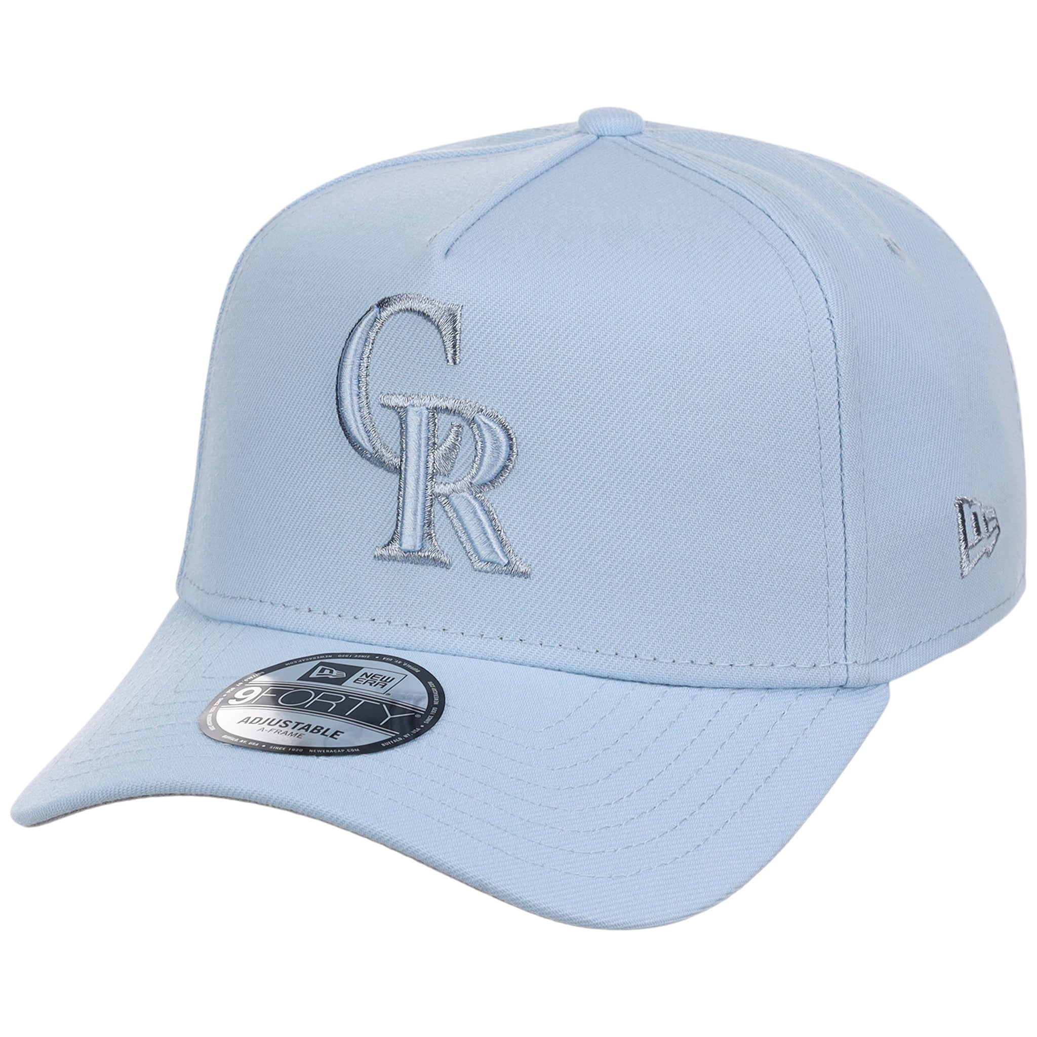 Colorado Rockies MLB Glacial Blue New Era 9FORTY A-Frame