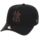 New York Yankees MLB Black x Rust FASHION CORE New Era 9FORTY A-Frame