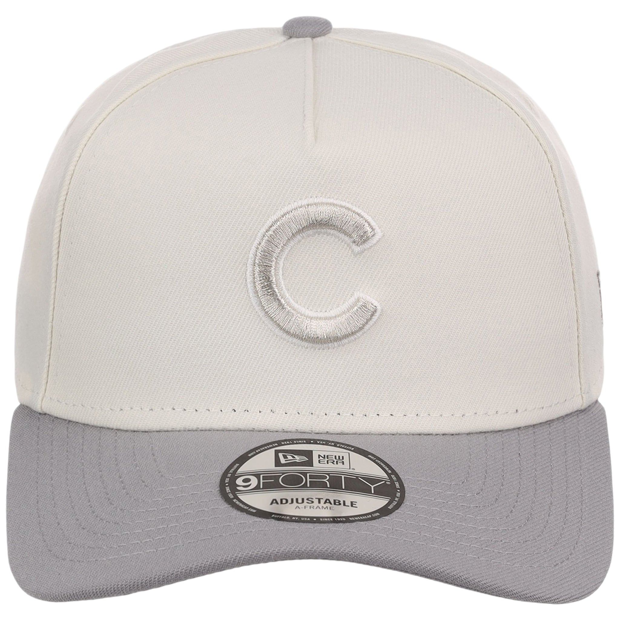 Chicago Cubs MLB Chrome x Gray FASHION CORE New Era 9FORTY A-Frame