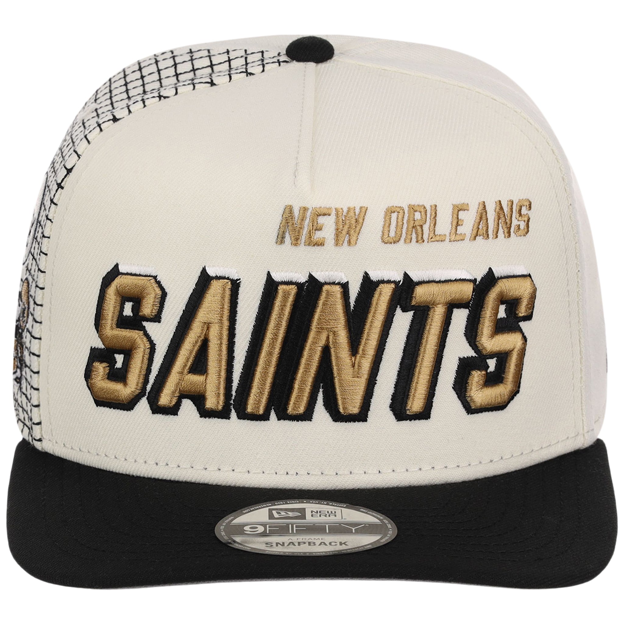 New Orleans Saints NFL Gridlock New Era 9FIFTY A-Frame