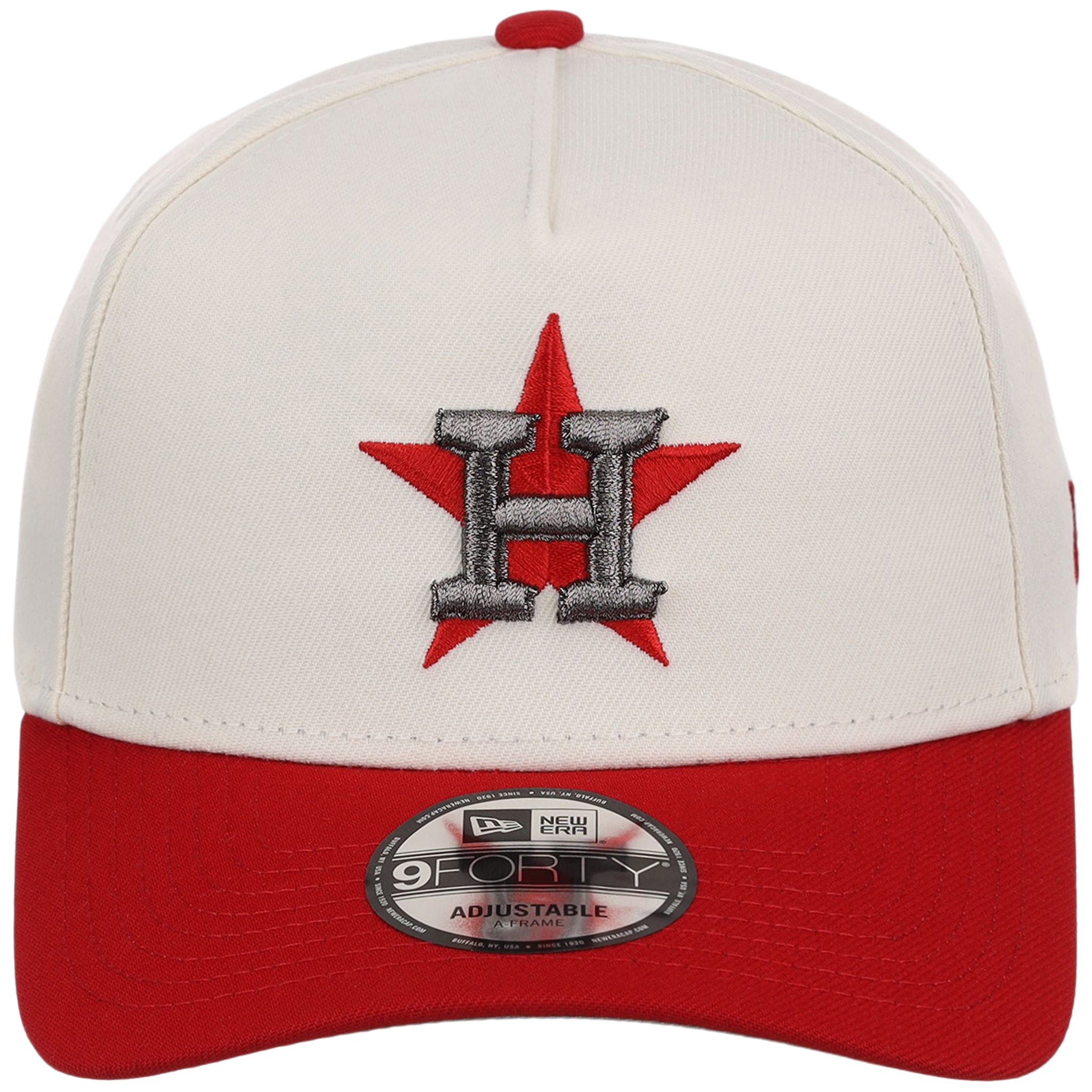 Houston Astros MLB Chrome x Red FASHION CORE New Era 9FORTY A-Frame