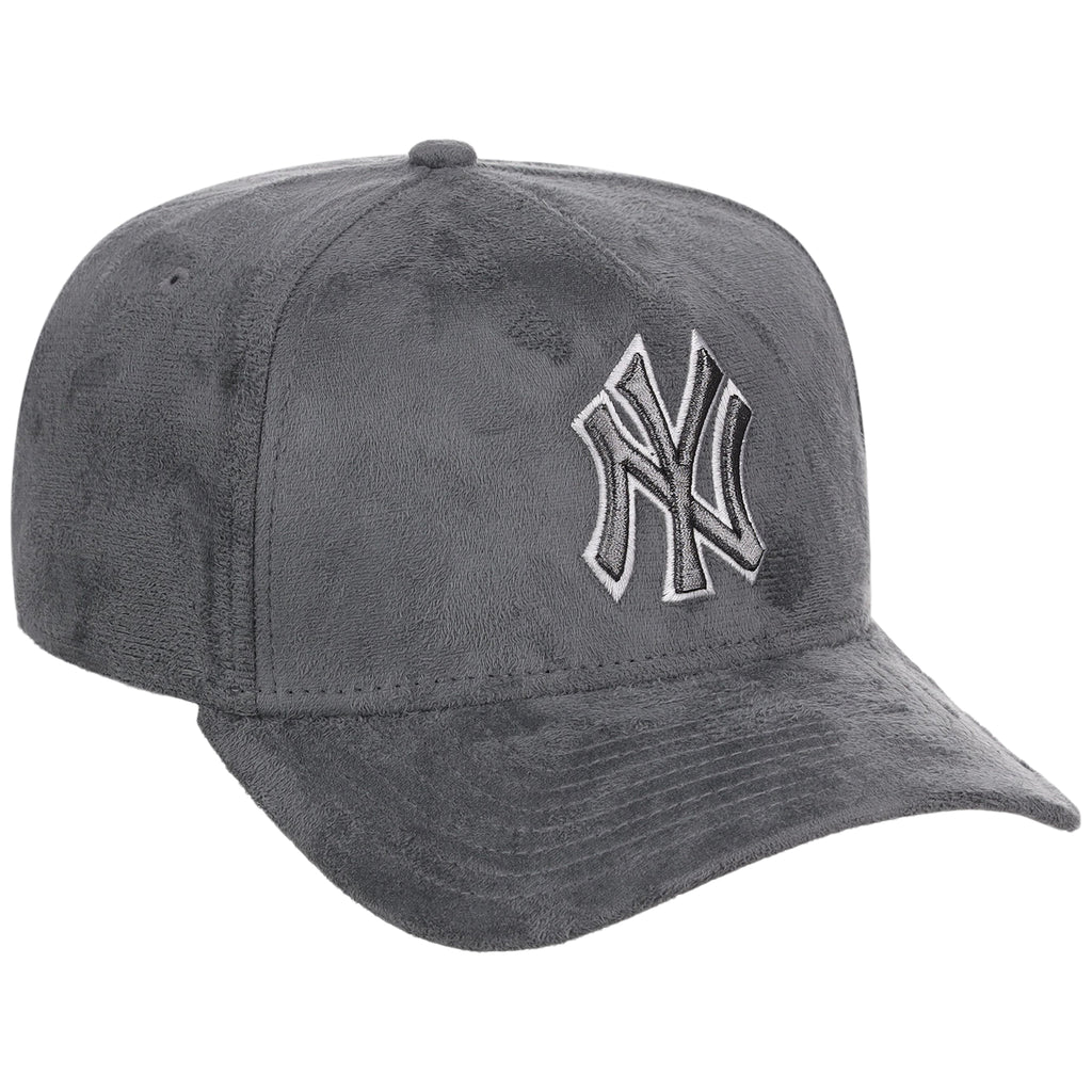 New York Yankees MLB Gray x Suede FASHION CORE New Era 9FORTY A-Frame