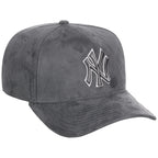New York Yankees MLB Gray x Suede FASHION CORE New Era 9FORTY A-Frame
